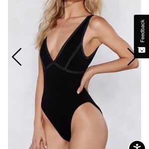 Que Sera Sera Plunging Bodysuit